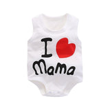 Baby Boy Sleeveless Cartoon Bodysuit