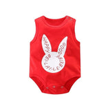 Baby Boy Sleeveless Cartoon Bodysuit