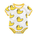 Baby Boy Sleeveless Cartoon Bodysuit
