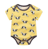 Baby Boy Sleeveless Cartoon Bodysuit
