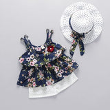 Floral baby clothes